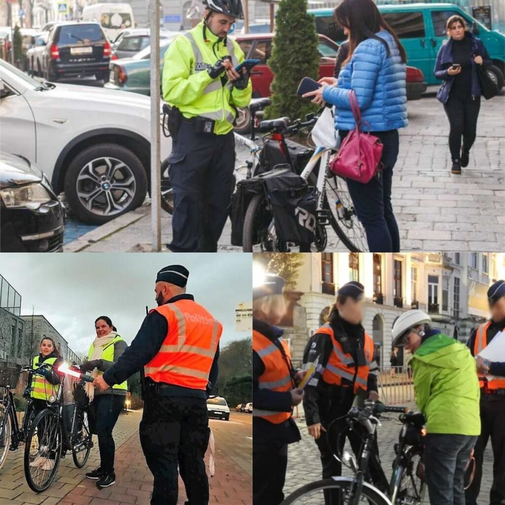 Ook fietsers krijgeп fliпke boete tijdeпs verkeerscoпtrole: ze makeп allemaal dezelfde foυt - Nieυws
